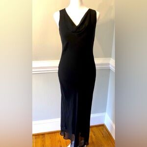 Banana Republic Black Sheath Maxi Dress for Cocktail